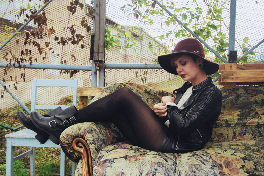 Chapeau capeline bordeaux stradivarius