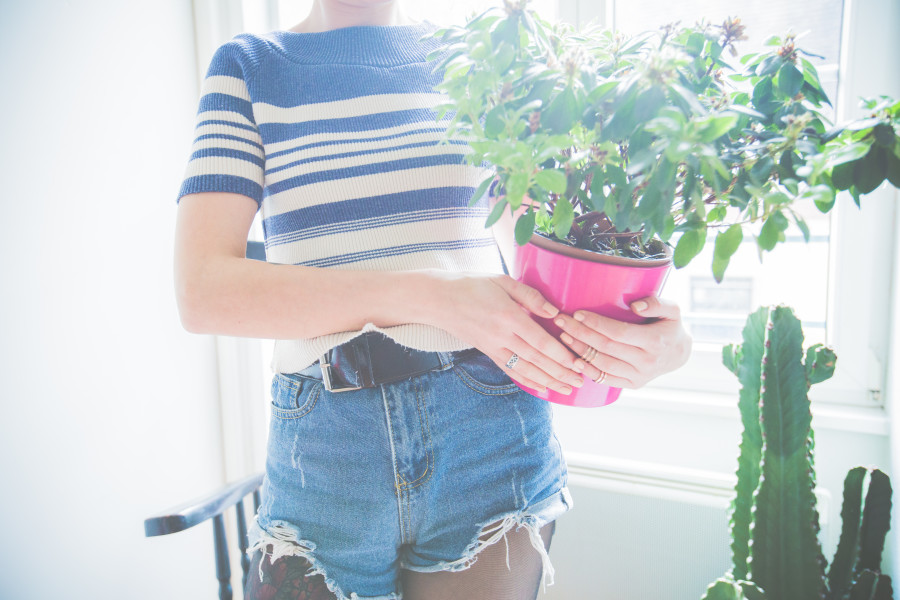 crop top vintage naf naf