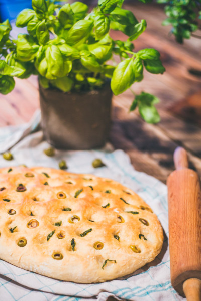 recette Focaccia aux olives