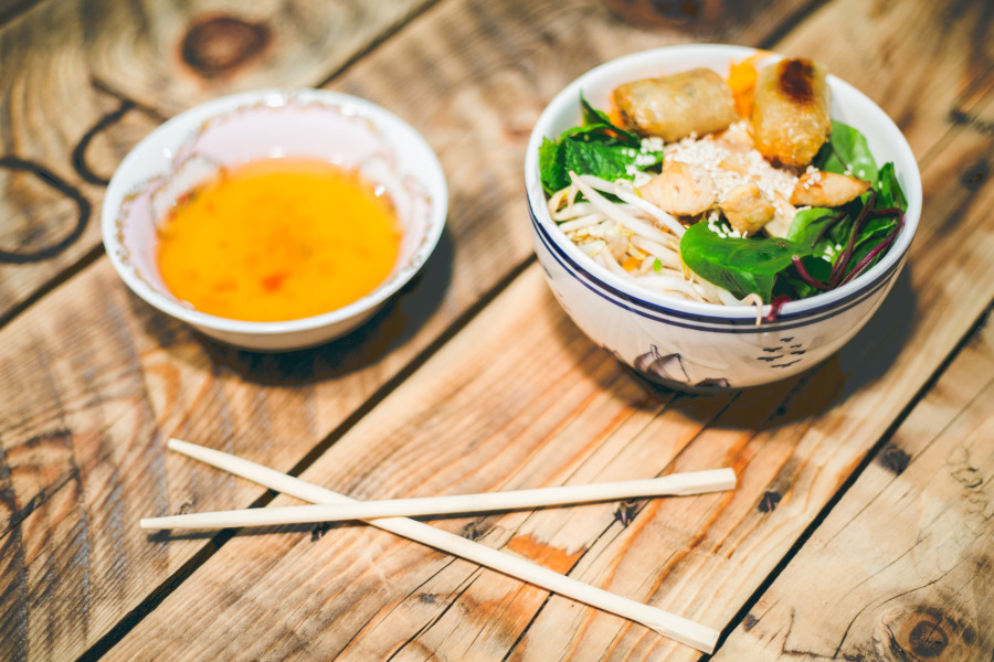 Recette de Bo-bun Vietnamien au poulet