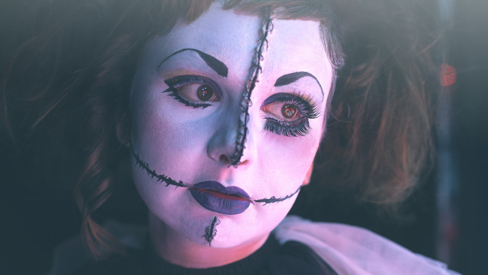 make up halloween facile effrayant