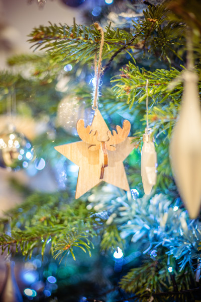 decoration de noel en bois