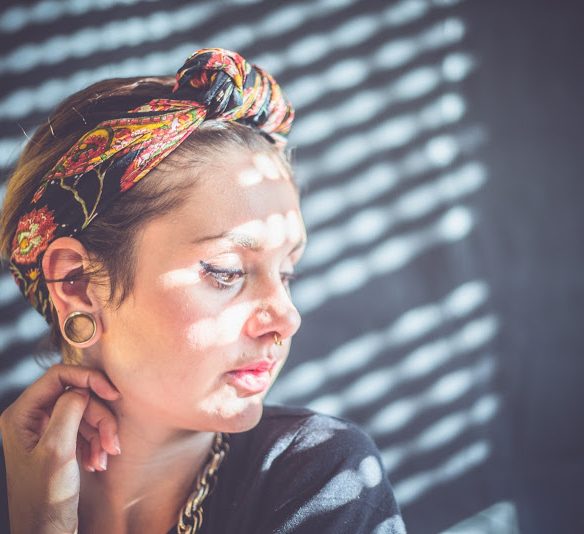 Tuto: un foulard dans mes cheveux