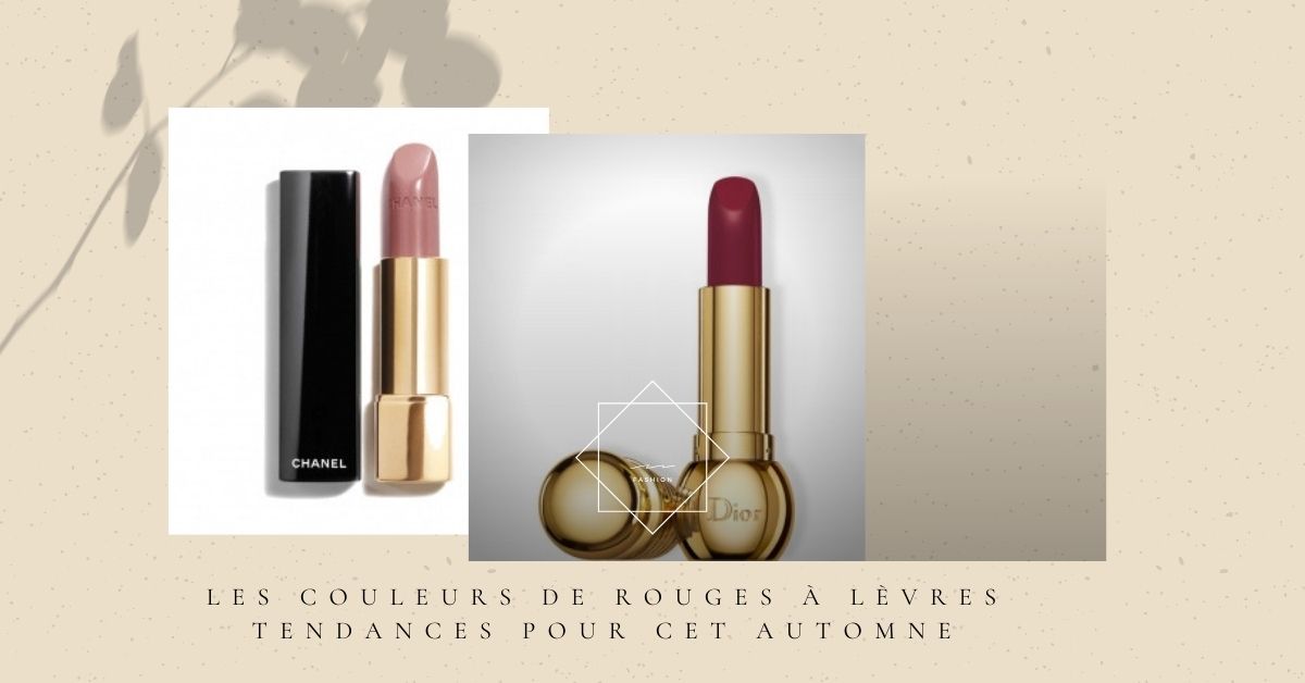 les couleurs de rouges à lèvres tendances pour cet automne